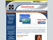 Tablet Screenshot of dualdesk.com